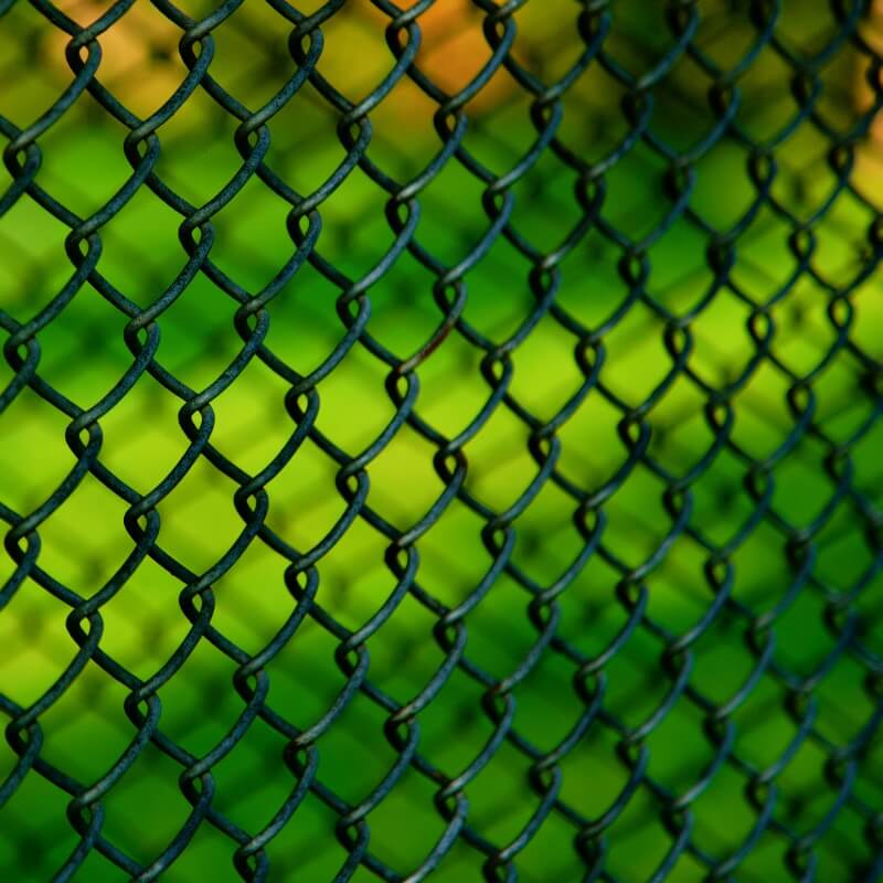 PVC Coated Chain Link Fencing - Whatcom County Washington