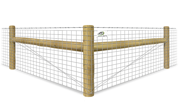 Whatcom County Washington H-brace farm fence installation in Whatcom County Washington 